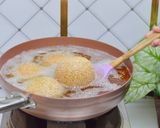 Foto langkah ke 11 dari resep BISA DIFROZEN | SESAME BALL LUMER UBI-MOZZARELLA ALA RISOLES KAMBOJA.