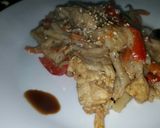 Foto del paso 18 de la receta: Chow mein de pollo (fideos fritos chinos)