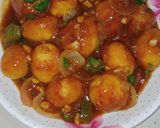 A picture of step 8 of Chilli potato.