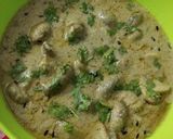 A picture of step 8 of Malai Mushroom Korma.