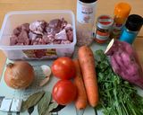 A picture of step 1 of Beef/Lamb Soup - Spanish Style.