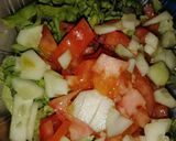Foto del paso 3 de la receta: Tacos de pollo, carne y ensalada