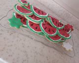 عکس مرحله 10 از دستور شیرینی هندونه ای مخصوص یلدا🍉😋