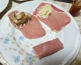Pas rețetă Rulouri de porc cu mozzarella în sos de ciuperci 1 fotografie