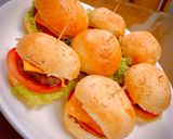 Hình bước làm 5 của món Hamburger mini 🍔