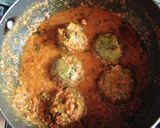 A picture of step 9 of Palak kofta curry.