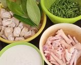 Foto langkah ke 1 dari resep Gulai Nangka Muda, Ceker & kacang panjang.