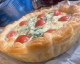 Foto del passaggio 4 della ricetta Torta di sfoglia al salmone