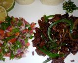 A picture of step 4 of Dry fry beef.