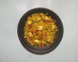 A picture of step 7 of Steamed tofu poha.