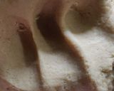 A picture of step 1 of Gobhi paratha with mitha Dahi.