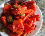 A picture of step 3 of Carrot pickle.