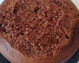 A picture of step 9 of Chocolate cake with chef's hat.