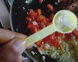 A picture of step 6 of Black chick peas chaat.