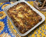 Une image de l'étape 24 de Gratin d'aubergines au porc, tomates et emmental.