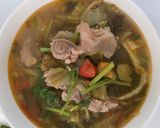Hình bước làm 3 của món Canh cải chua gân bò 🍲🍲
