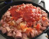 Foto del paso 6 de la receta: Pasta de salchichas y base de tomate