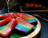 Kue Lapis Rainbow langkah memasak 4 foto
