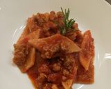 Foto del passaggio 3 della ricetta Testaroli della Lunigiana con ragù alla bolognese