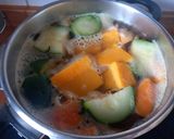 Foto del paso 2 de la receta: 312. Puré de Batata, Calabacín y Calabaza