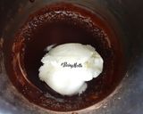 A picture of step 2 of Ferrero Milkshake.