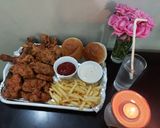 A picture of step 3 of Chicken al baik from saudi Arabia.