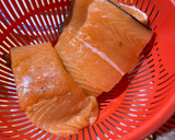 Foto del paso 9 de la receta: Crema de calabacín y espárragos verdes en Thermomix y salmón asado
