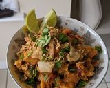 A picture of step 3 of Alunimki (Nepalese street snacks).