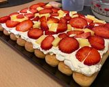 Pas rețetă Tiramisu cu fructe 🍓🍊 4 fotografie