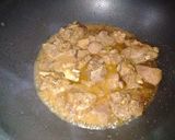 A picture of step 2 of Mutton White qourma.