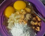 Foto langkah ke 2 dari resep Macaroni Dadar.