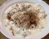 A picture of step 6 of Meethay Dahi bary.