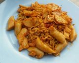 Foto langkah ke 10 dari resep Mie goreng saus Korea (라벆이).
