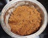 A picture of step 5 of Red poha ladu.