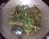 A picture of step 2 of Kurkuri bhindi.