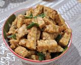 Foto langkah ke 6 dari resep Tumis Tempe Caje Ijo Simpel.