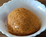 A picture of step 5 of Malabar chammandhi or spicy tangy coconut chutney.