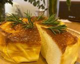 รูปขั้นตอนการทำที่ 5 ของ ชีสเค้กหน้าไหม้ - Burnt Basque Cheesecake (Air Fryer)