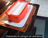 Foto del paso 4 de la receta Panqué Cheesecake con Arándanos