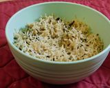 A picture of step 8 of Rajma Chawal.