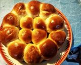 Mézes puha zsemle recept fázis 2 fotója