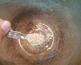 A picture of step 2 of Cabbage Chana dal Poriyal.