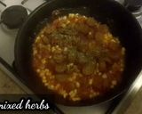 A picture of step 6 of Sausage corn macaroni pasta.