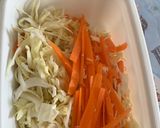 A picture of step 1 of Chicken Spring Rolls (Fried).