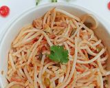 A picture of step 8 of Peri Peri noodles.