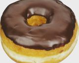 A picture of step 1 of Donut recipe in english.