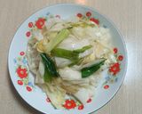 蔥爆高麗菜的食譜步驟3照片