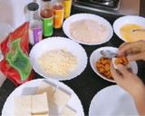 A picture of step 3 of Chicken Cheese Crispy sandwich Bites Recipe 😋.