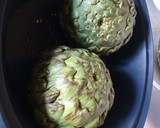 Foto del paso 2 de la receta: Flor de alcachofa con centro cremoso