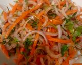 A picture of step 3 of Kolkata style Chicken Kathi Roll.